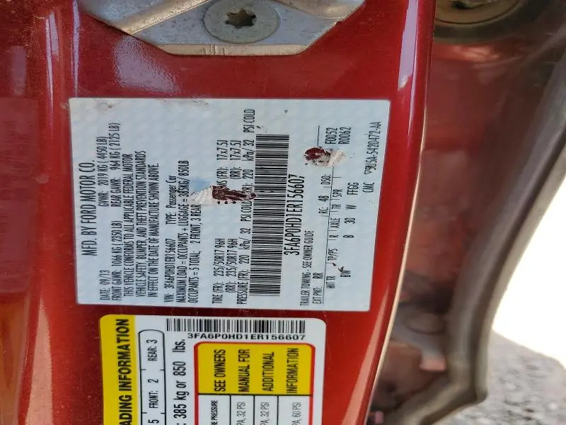 2014 FORD FUSION SE  
