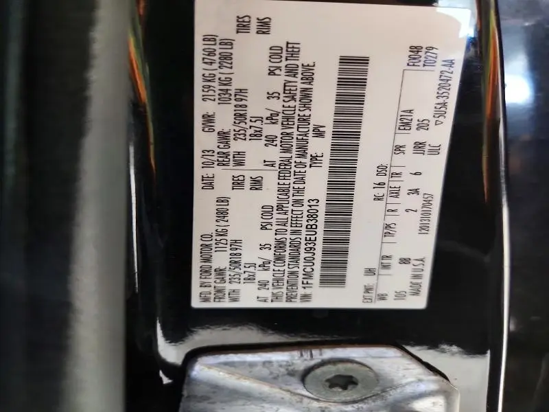 2014 FORD ESCAPE TITANIUM  