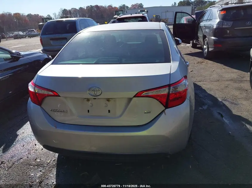 2016 TOYOTA COROLLA LE