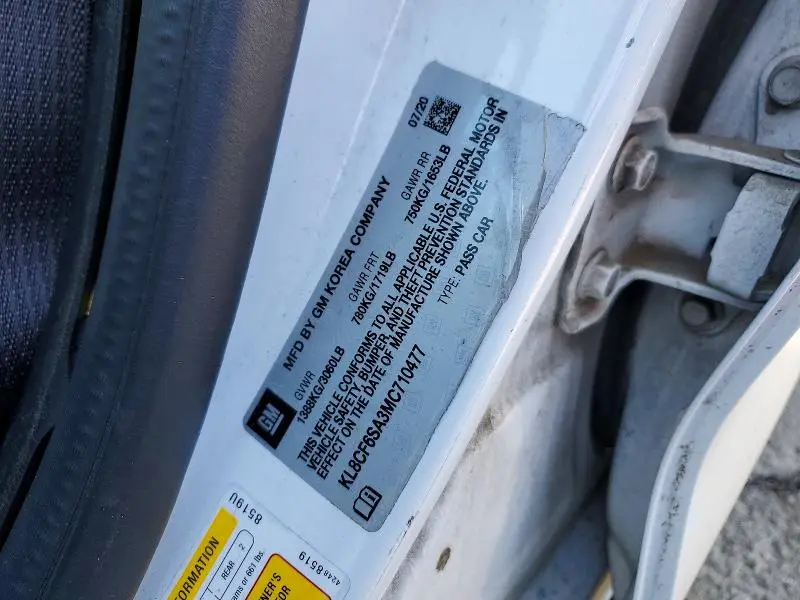 2021 CHEVROLET SPARK 2LT  