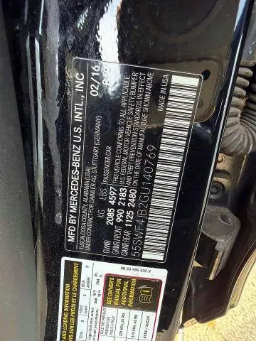 2016 MERCEDES-BENZ C 300  