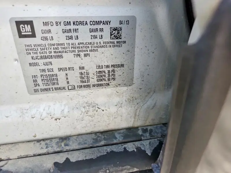 2013 BUICK ENCORE CONVENIENCE  