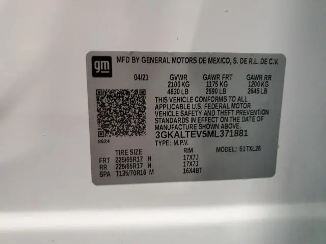 2021 GMC TERRAIN SLE  