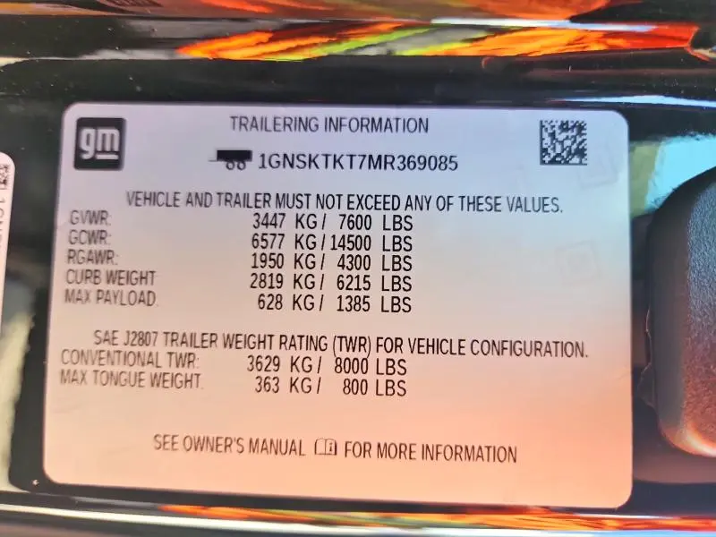 2021 CHEVROLET TAHOE K1500 HIGH COUNTRY  