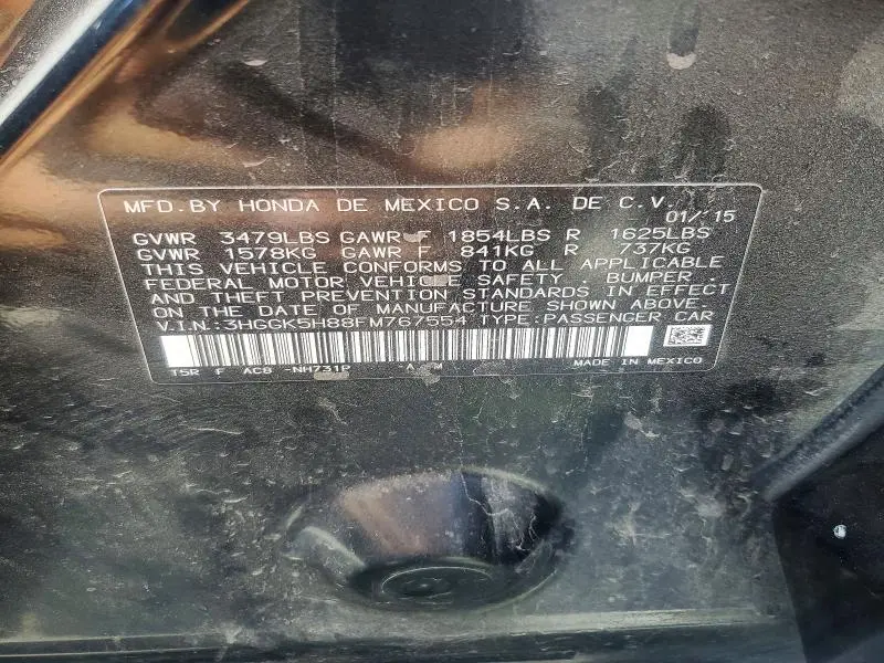 2015 HONDA FIT EX  