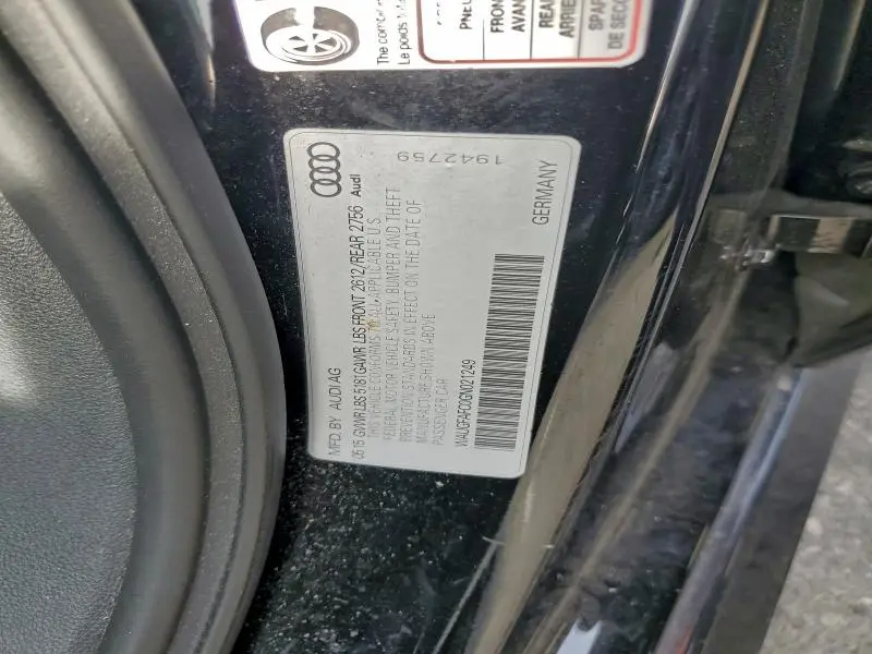 2016 AUDI A6 PREMIUM PLUS  