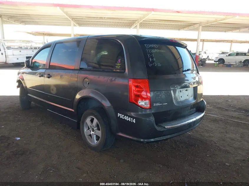 2011 DODGE GRAND CARAVAN MAINSTREET