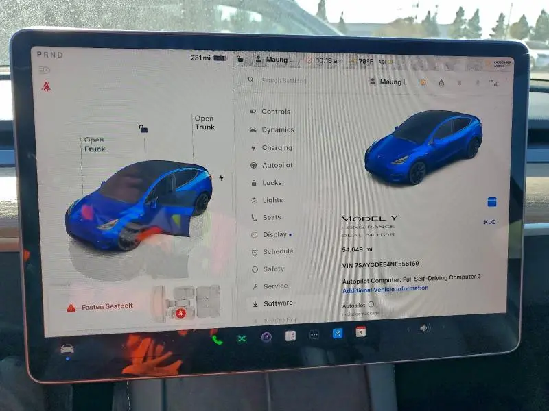 2022 TESLA MODEL Y   