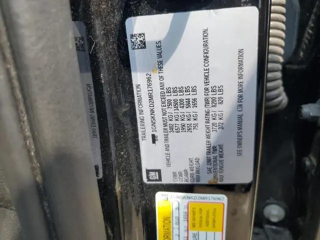 2021 CHEVROLET TAHOE K1500 LT  