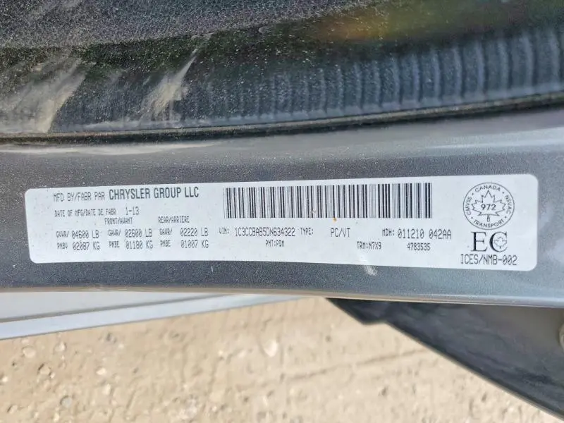 2013 CHRYSLER 200 LX  