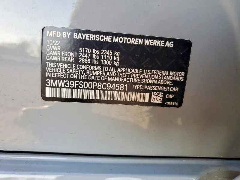 2023 BMW 330XE   