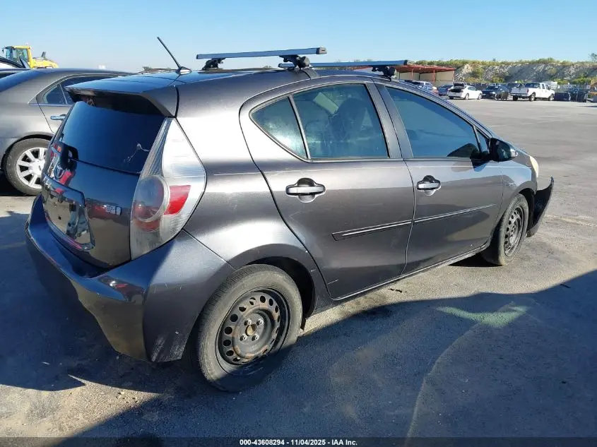 2012 TOYOTA PRIUS C ONE