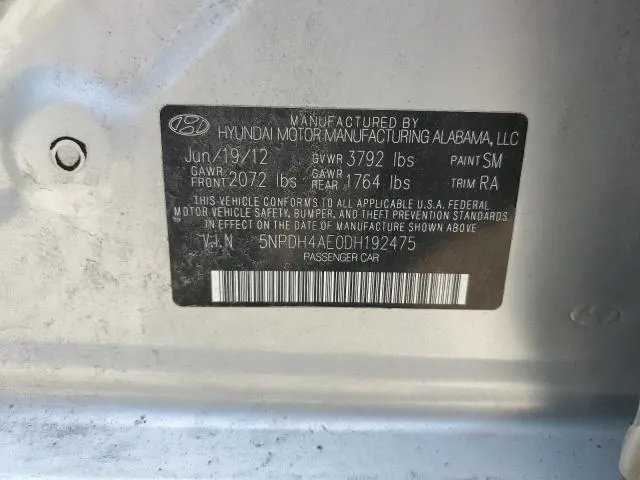2013 HYUNDAI ELANTRA GLS