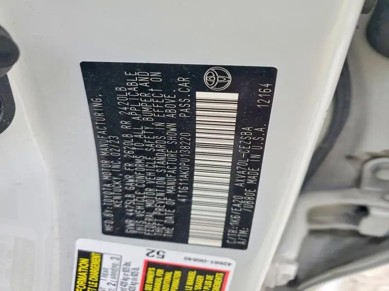 2023 TOYOTA CAMRY SE NIGHT SHADE  