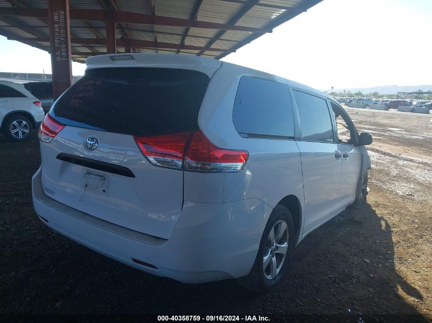 2014 TOYOTA SIENNA L V6 7 PASSENGER