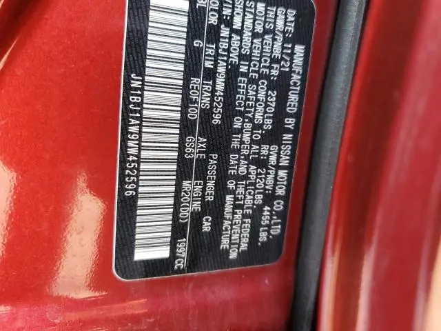 2021 NISSAN ROGUE SPORT S  