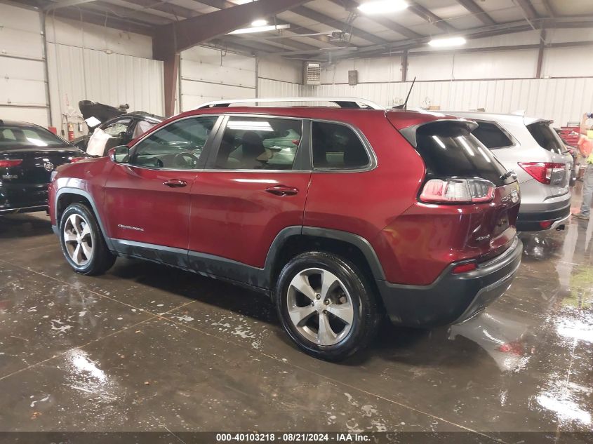 2019 JEEP CHEROKEE LIMITED 4X4