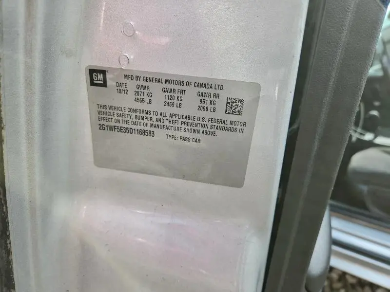 2013 CHEVROLET IMPALA LS  