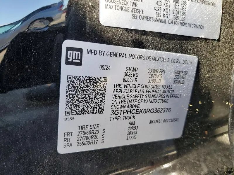 2024 GMC SIERRA C1500 ELEVATION  