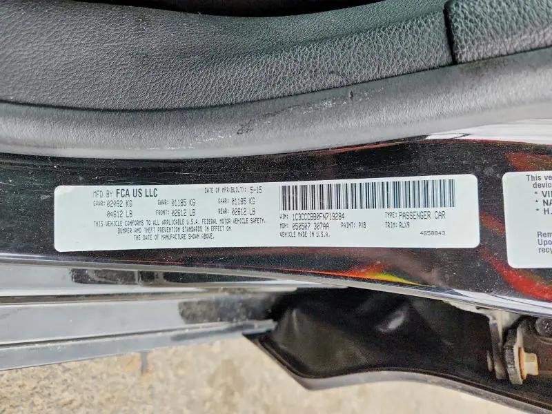 2015 CHRYSLER 200 S  