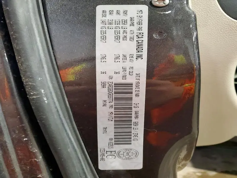 2016 DODGE GRAND CARAVAN SE  