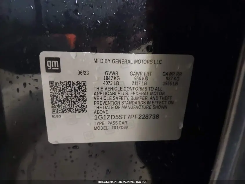 2023 CHEVROLET MALIBU FWD 1LT