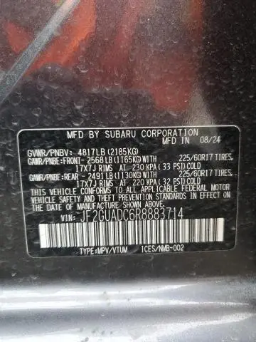 2024 SUBARU CROSSTREK PREMIUM