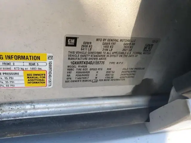 2013 GMC ACADIA DENALI  