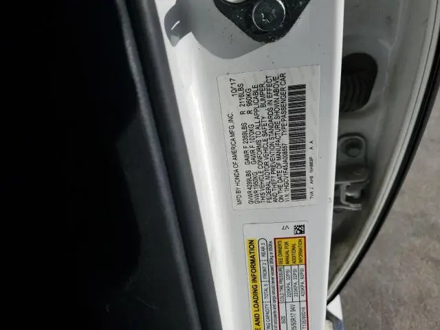 2018 HONDA ACCORD EX  