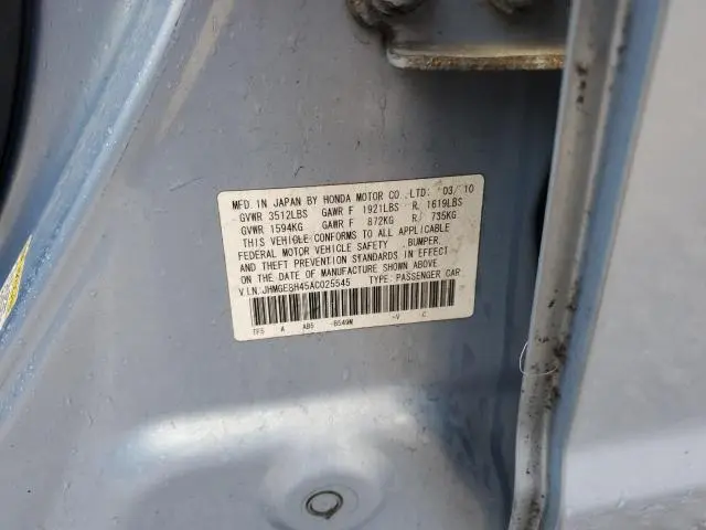 2010 HONDA FIT SPORT  