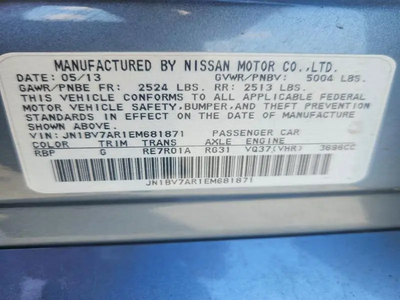2014 INFINITI Q50 BASE  