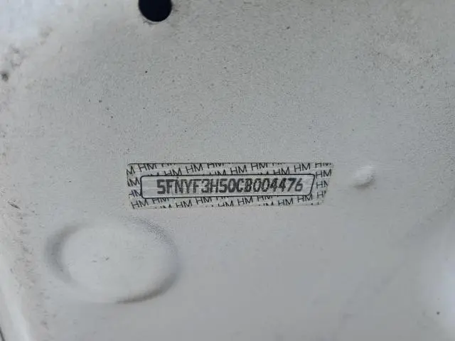 2012 HONDA PILOT EXL  