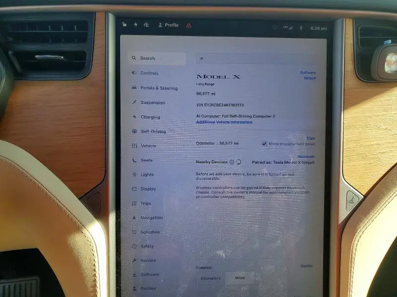 2019 TESLA MODEL X   