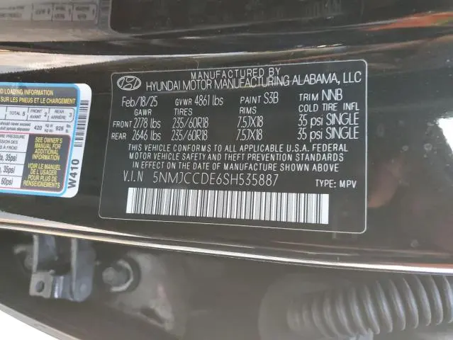 2025 HYUNDAI TUCSON SEL  