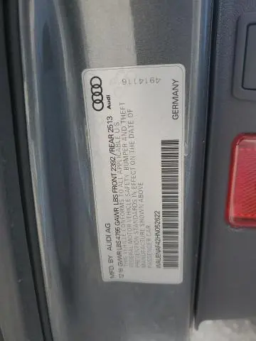 2017 AUDI A4 PREMIUM PLUS  