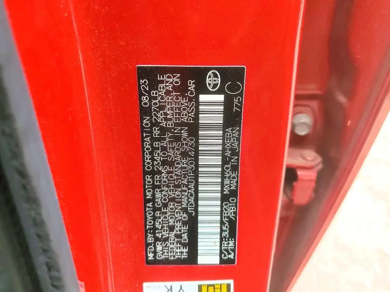 2023 TOYOTA PRIUS LE  