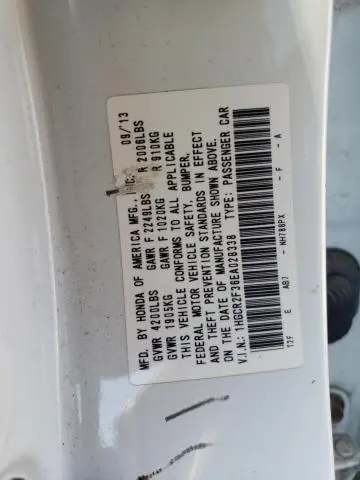 2014 HONDA ACCORD LX  