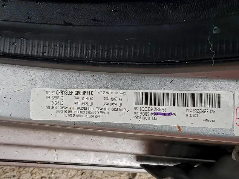 2013 CHRYSLER 200 LIMITED  