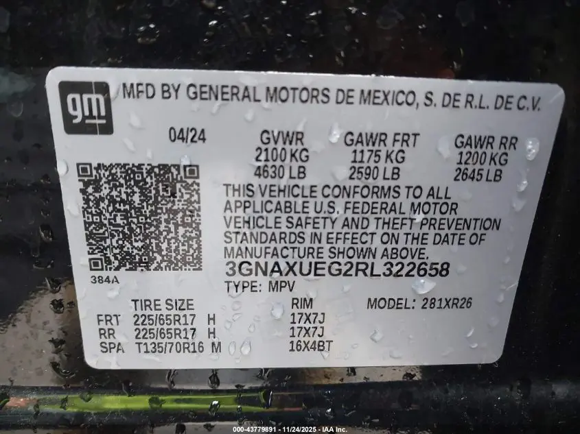 2024 CHEVROLET EQUINOX AWD LT