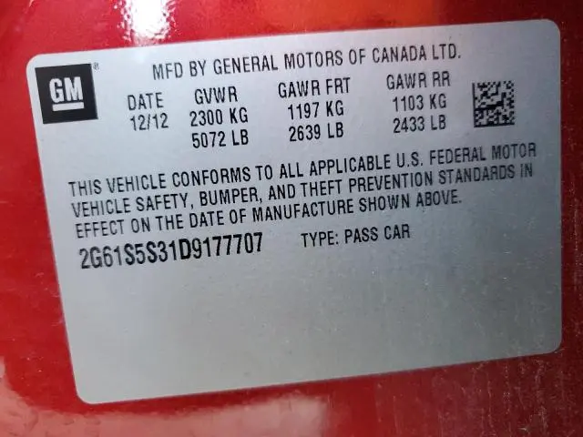 2013 CADILLAC XTS PREMIUM COLLECTION  