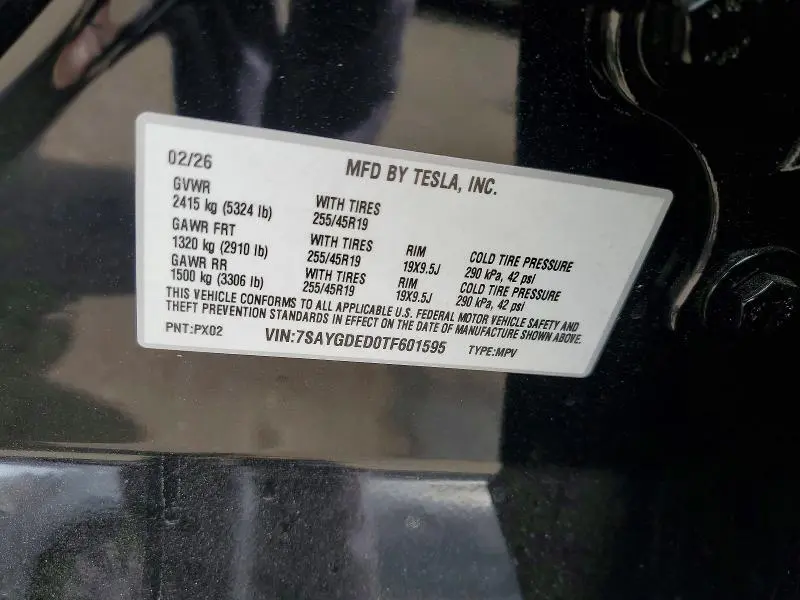 2026 TESLA MODEL Y   