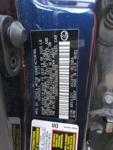 2022 LEXUS ES 250 BASE  