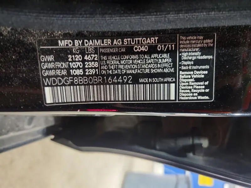 2011 MERCEDES-BENZ C 300 4MATIC  