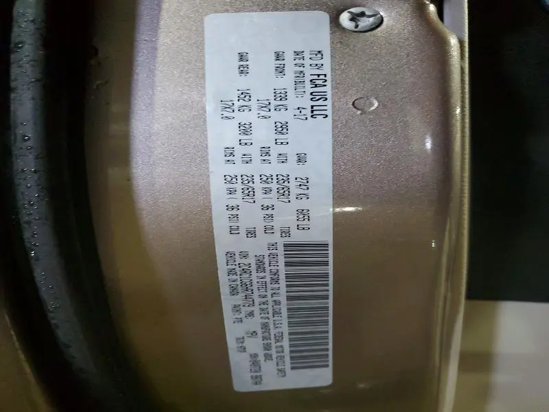 2017 CHRYSLER PACIFICA LX  