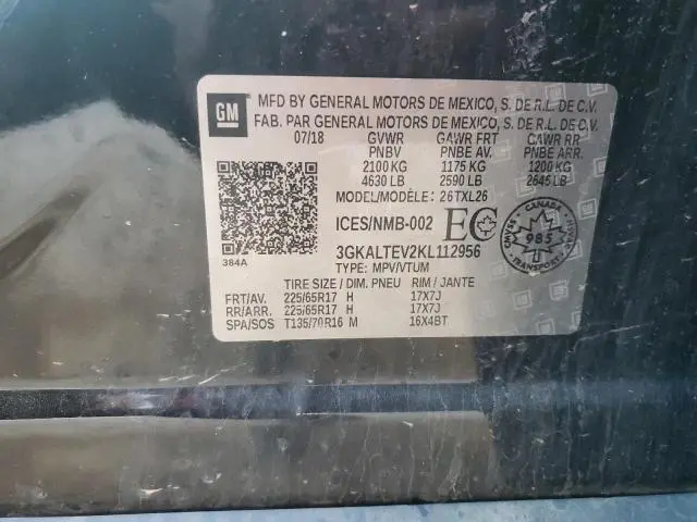 2019 GMC TERRAIN SLE  