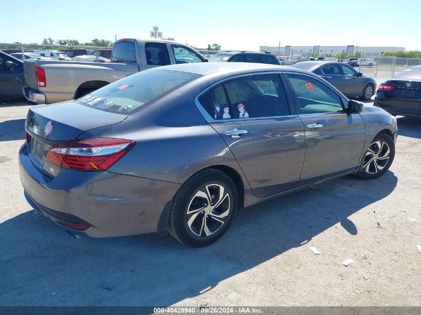 2016 HONDA ACCORD LX