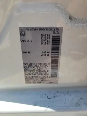 2024 NISSAN ALTIMA SV