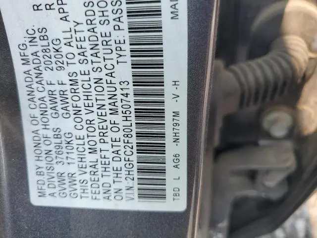 2020 HONDA CIVIC SPORT  