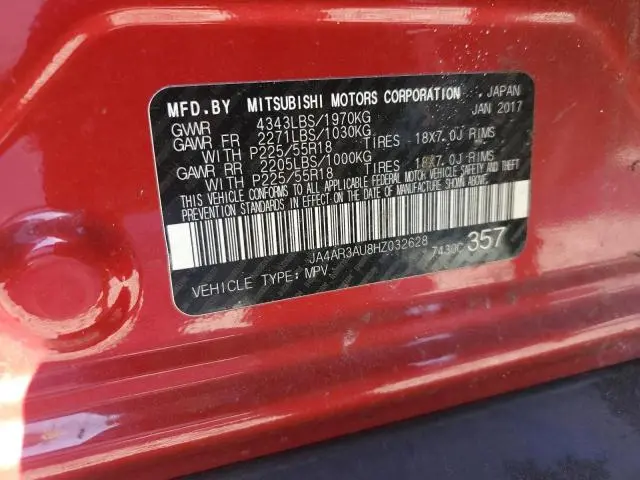 2017 MITSUBISHI OUTLANDER SPORT ES
