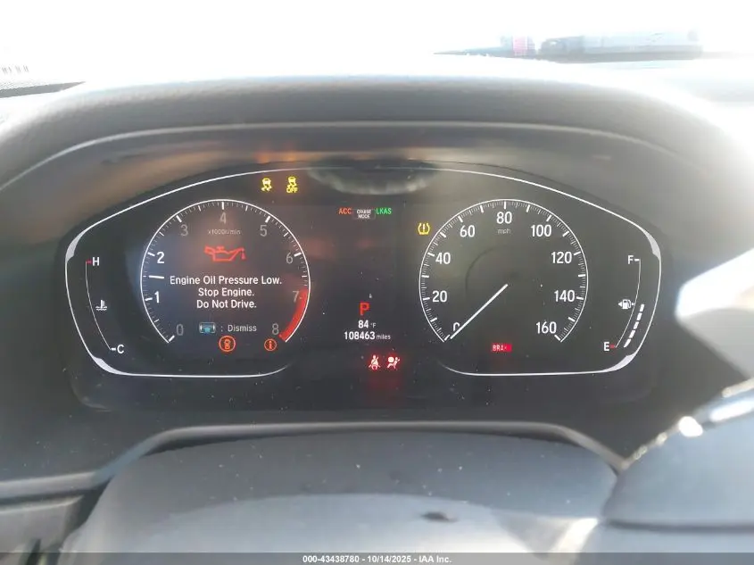 2018 HONDA ACCORD EX-L 2.0T